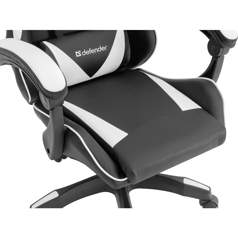Игровое кресло Defender Urana Black/White - 64058 - фото 9