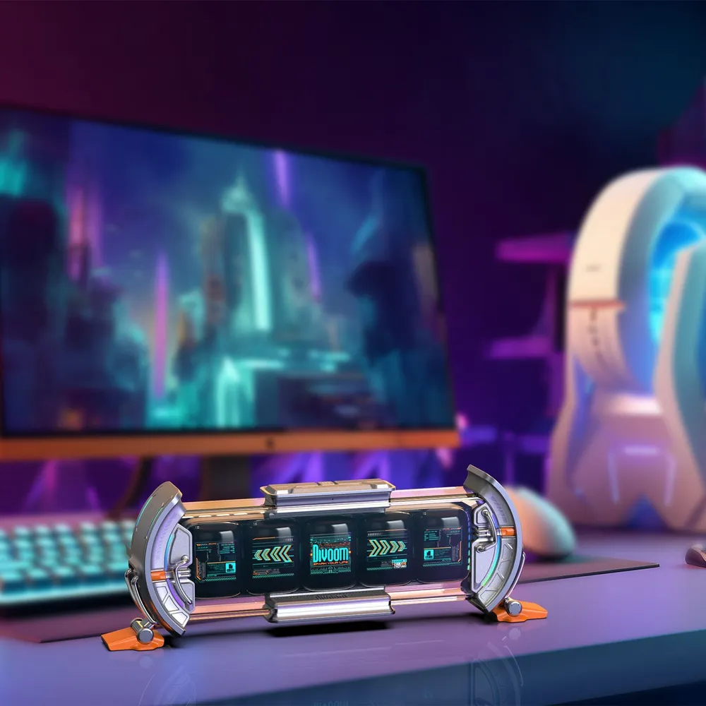 Пиксельный дисплей Divoom Times Gate Grey - 90100058223 - фото 14