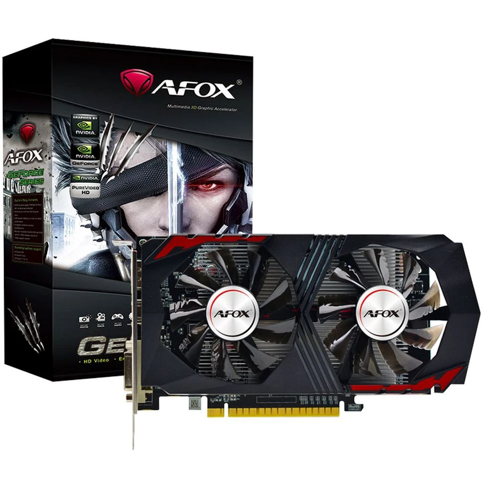 Видеокарта NVIDIA GeForce GTX 1050 Ti AFOX 4GB (AF1050TI-4096D5H2-V6) - фото 4