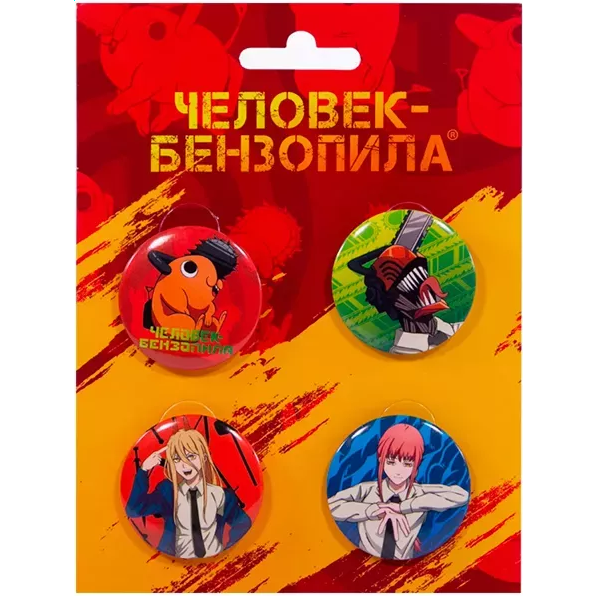 Набор значков Artplays Chainsaw Man - 4609639569849 - фото 3