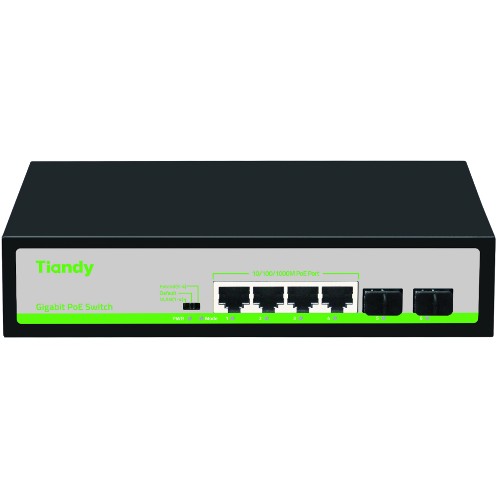 Коммутатор (свитч) Tiandy TC-P3S06 (H/0402/AT/60)