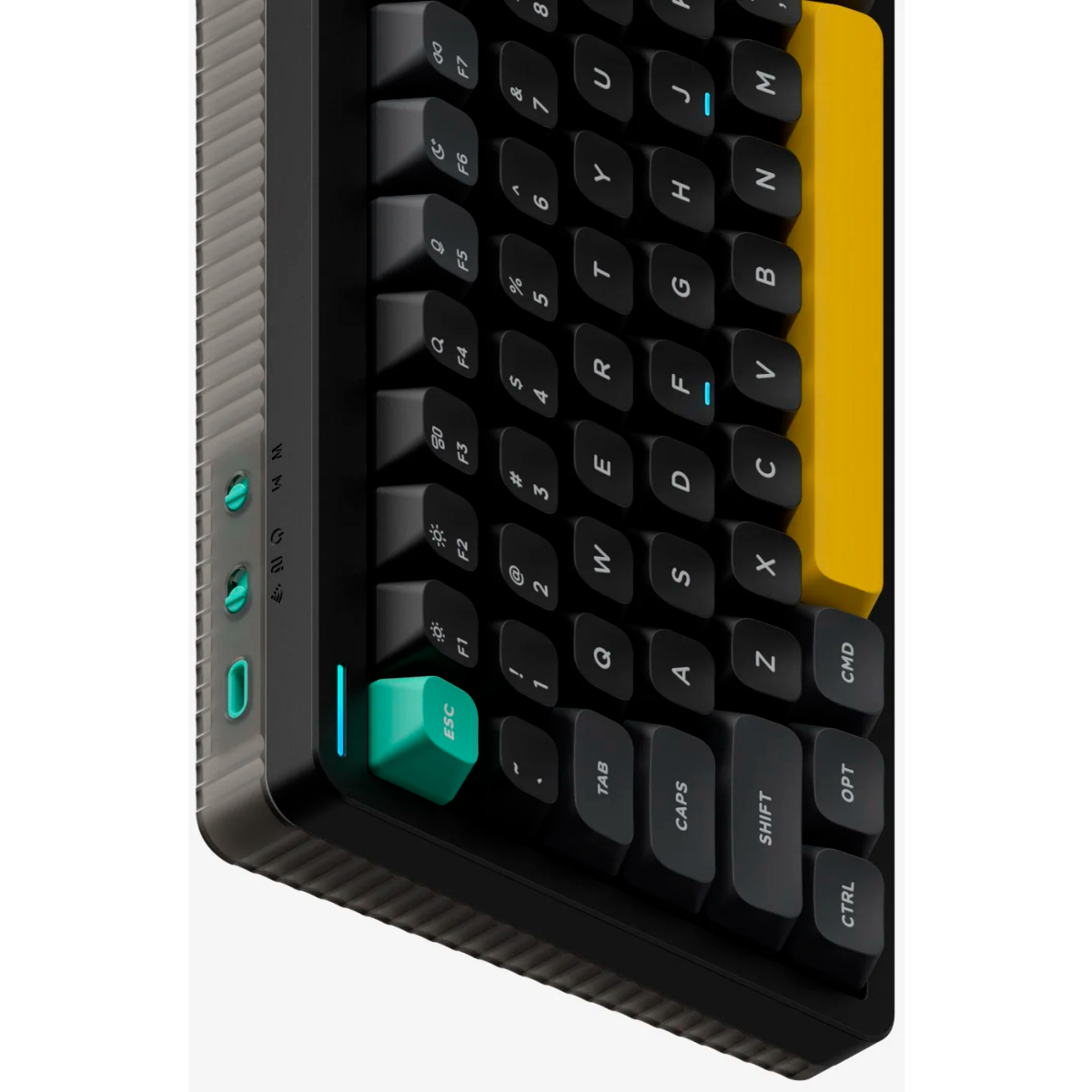 Клавиатура NuPhy Halo 75 V2 Wireless (Mint Switch) RGB Black - Halo75v2-OB-33 - фото 3