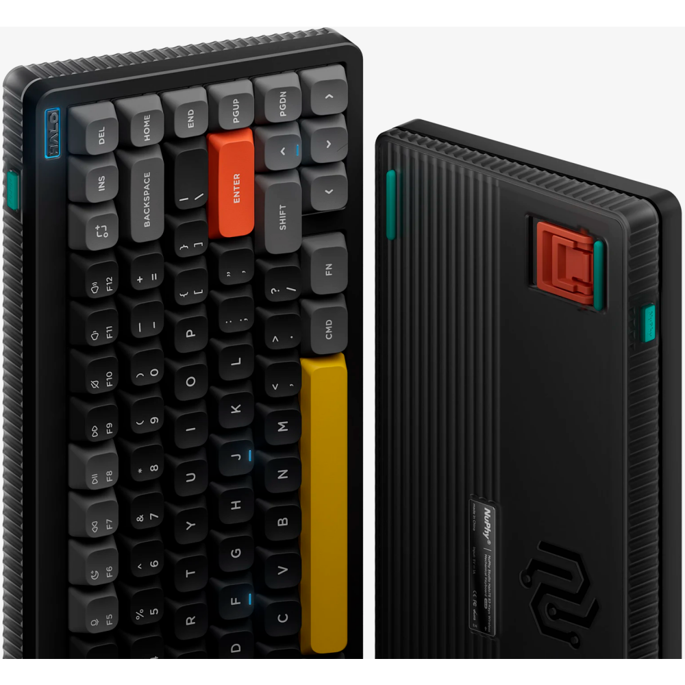 Клавиатура NuPhy Halo 75 V2 Wireless (Silent Red Switch) RGB Black - Halo75v2-OB-31 - фото 5