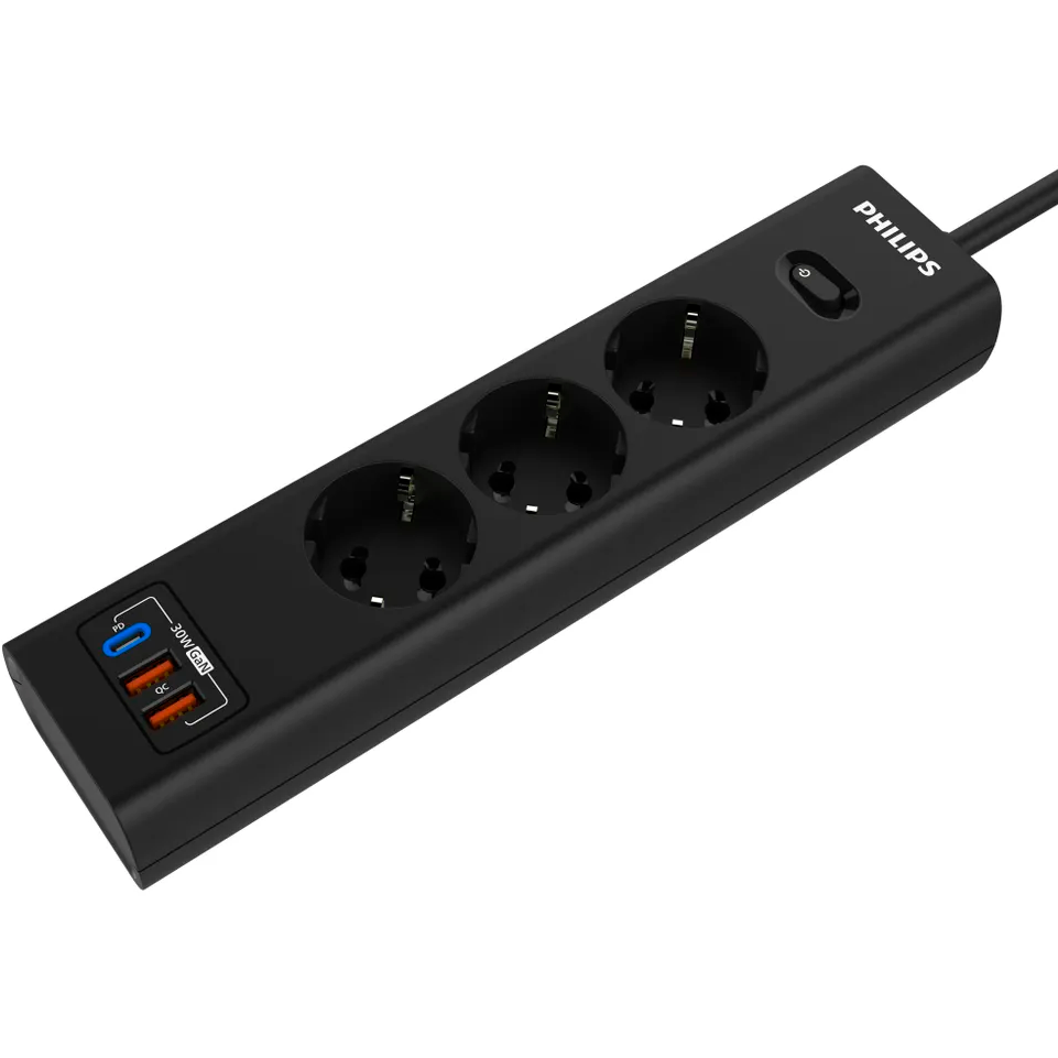 Сетевой фильтр Philips CHP8236BB 3м - CHP8236BB/51 - фото 3