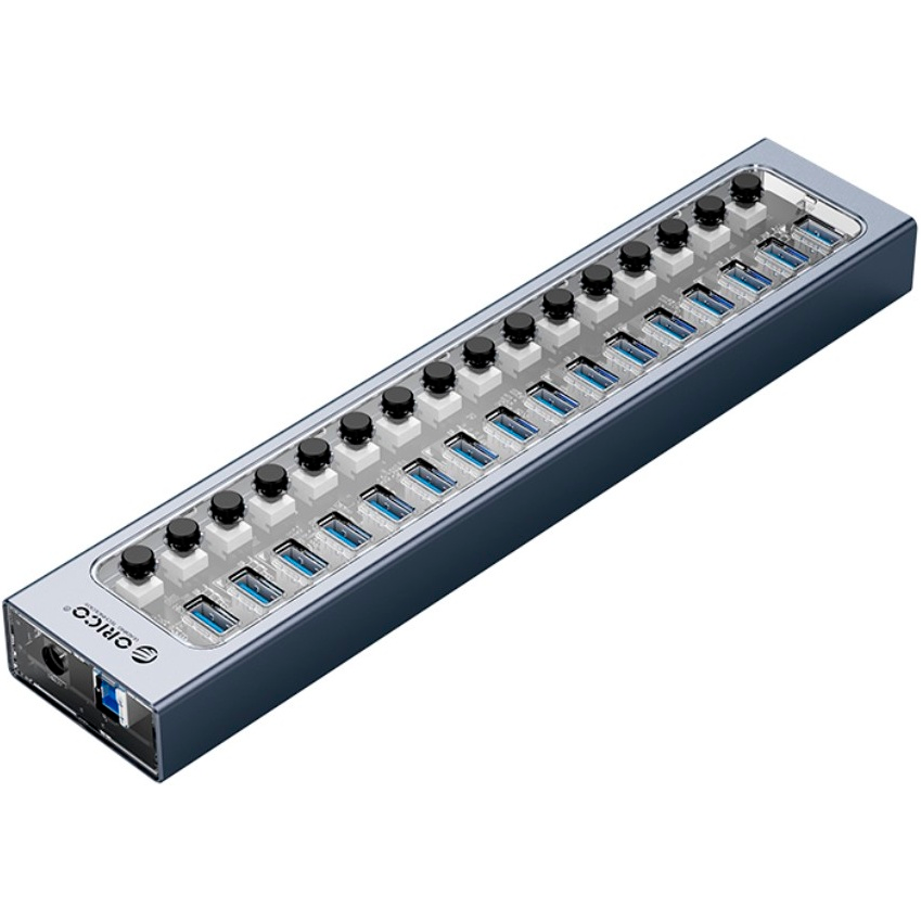 USB-концентратор Orico AT2U3-16AB-EU-GY-BP - фото 2