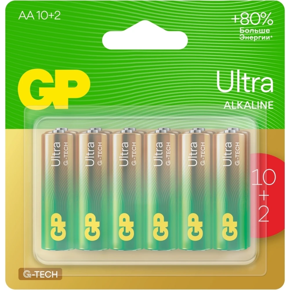 Батарейка GP 15AUA21-2CRSBC12 (AA, 12 шт.) - 4610116235874