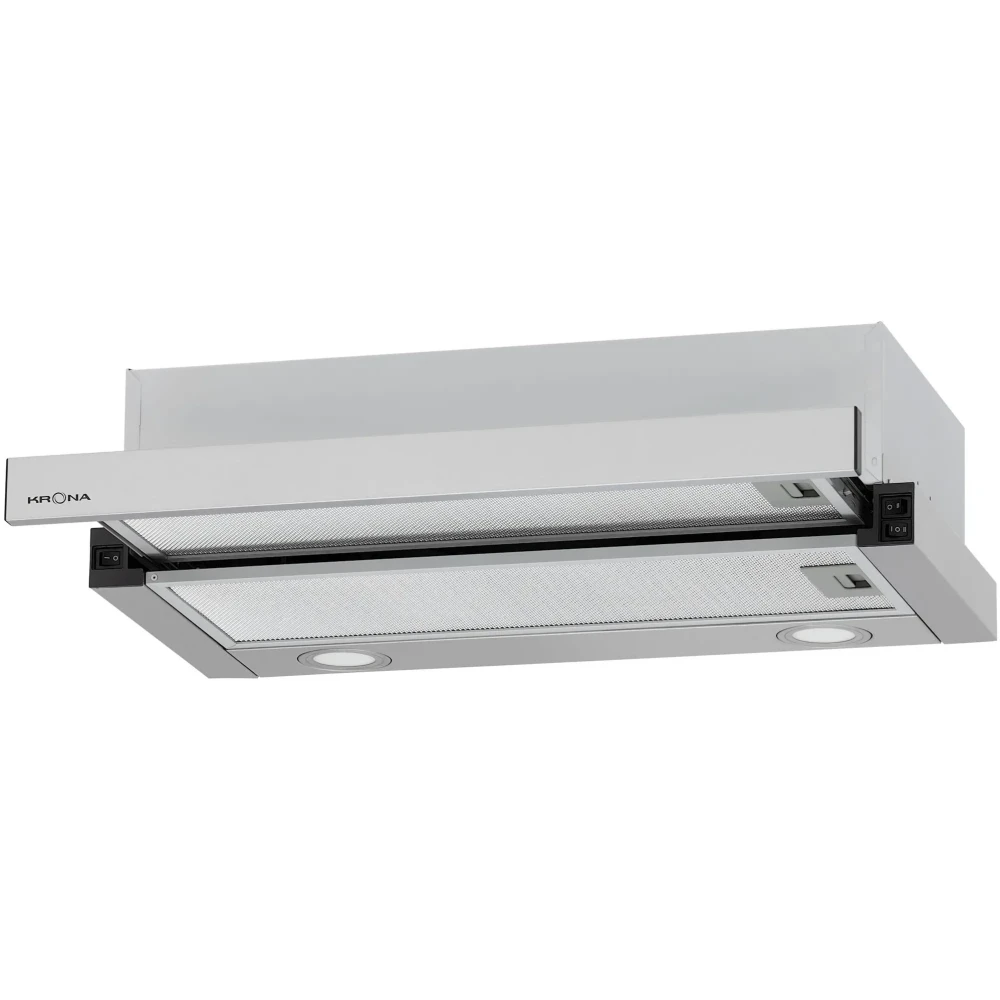 Вытяжка KRONA KAMILLA T 600 Inox (2 мотора) - КА-00007309
