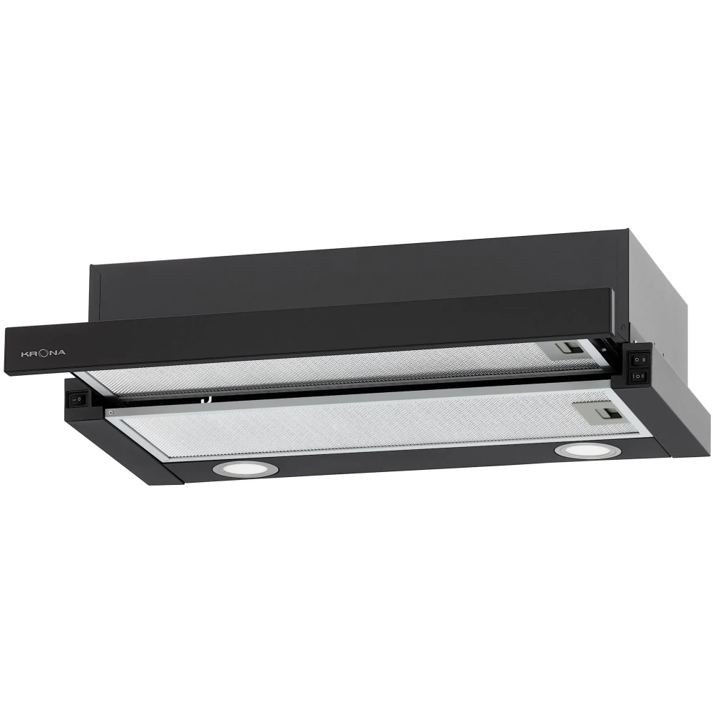 Вытяжка KRONA KAMILLA T 600 Black (1 мотор) - Kamilla T 600 BK