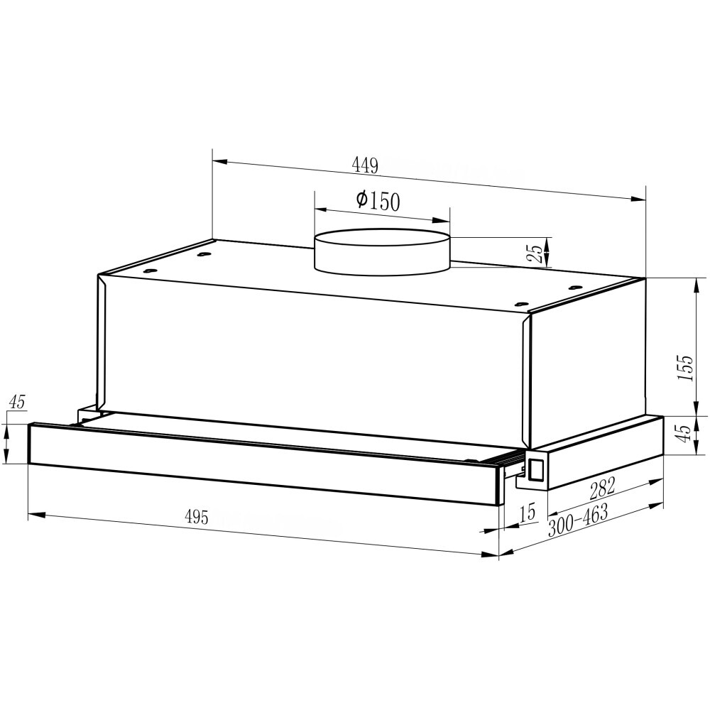 Вытяжка Kuppersberg SLIMHIT 50 WG - фото 4