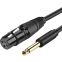 Кабель 6.3 Jack (M) - XLR (F), 2м, UGREEN AV131 - 20719