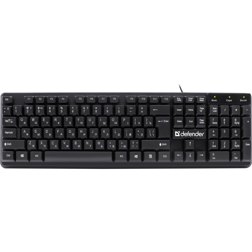 Клавиатура Defender Symbol HB-559 Black (45559)