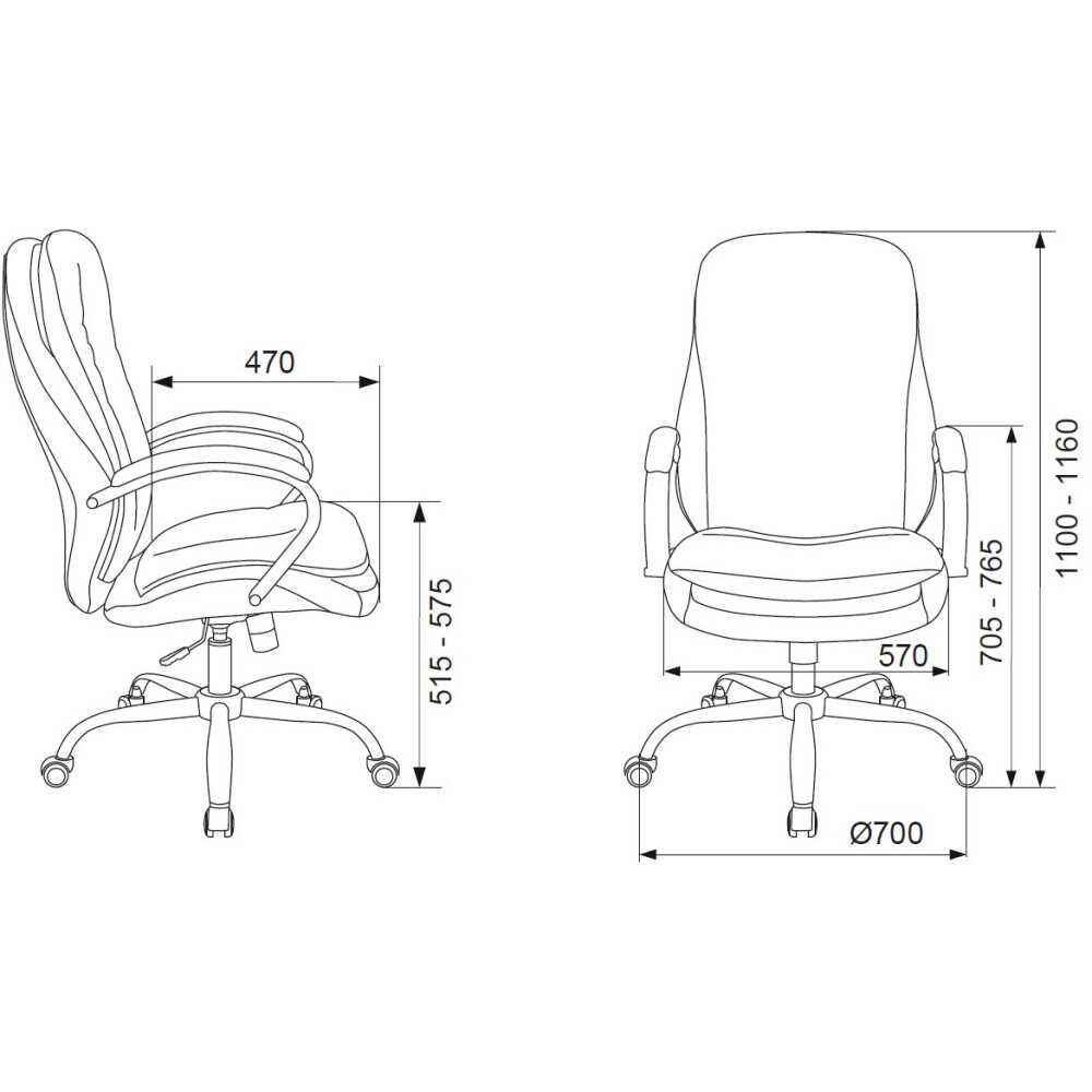 Офисное кресло Бюрократ T-9950SL/VELV90 - фото 5