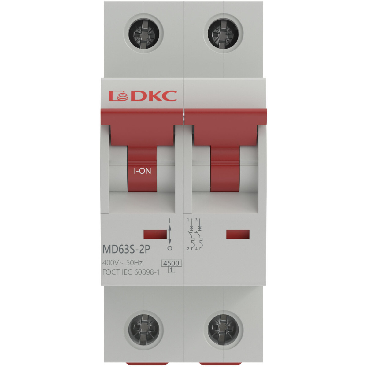 Автоматический выключатель DKC MD63S-2PC20 - фото 2