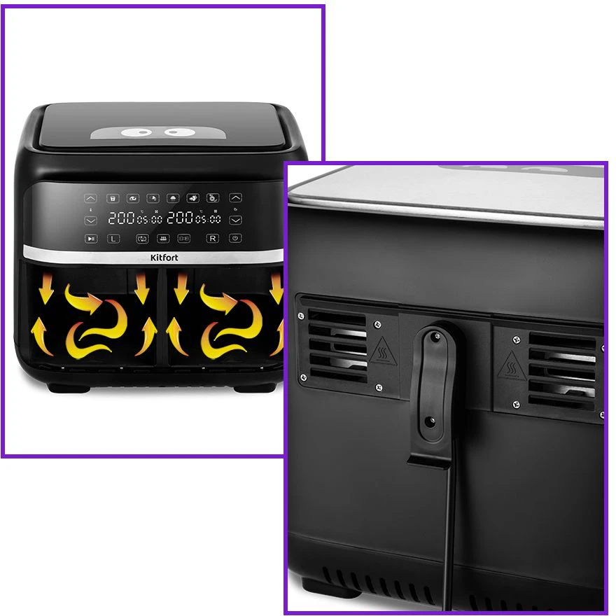 Аэрогриль Kitfort КТ-2248 - фото 2