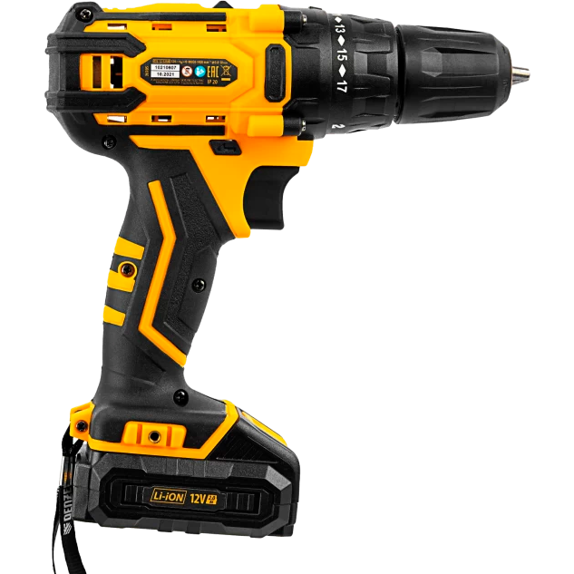 Дрель Denzel CDL-12-02BM - 26105 - фото 4