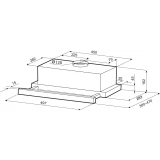 Вытяжка KRONA KAMILLA T 500 Black (КА-00007313)