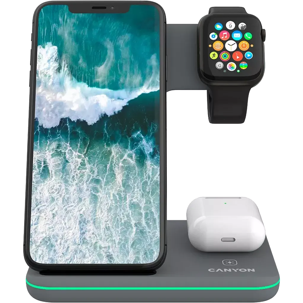 Беспроводное зарядное устройство Canyon CNS-WCS303DG - фото 5