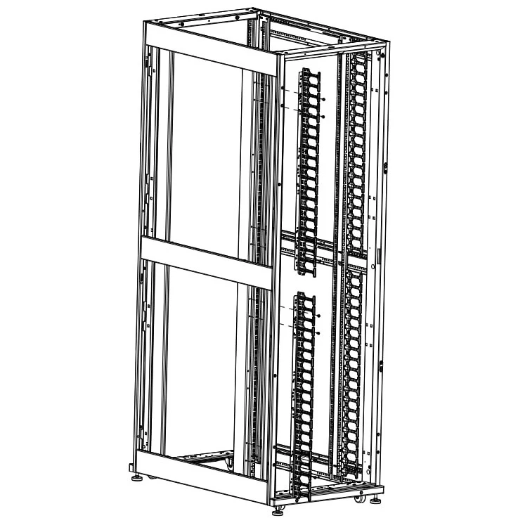 Кабельный органайзер ЦМО ВКО-П-24/48U-9005 - фото 2