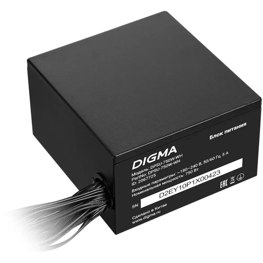 Блок питания 750W Digma DPSU-750W-WH - фото 4