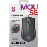 Мышь Defender Optimum MB-270 Black (52271)