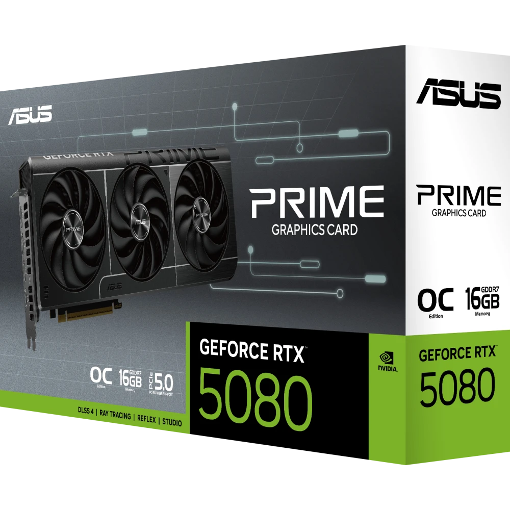 Видеокарта NVIDIA GeForce RTX 5080 ASUS PRIME OC 16Gb (PRIME-RTX5080-O16G) - фото 13