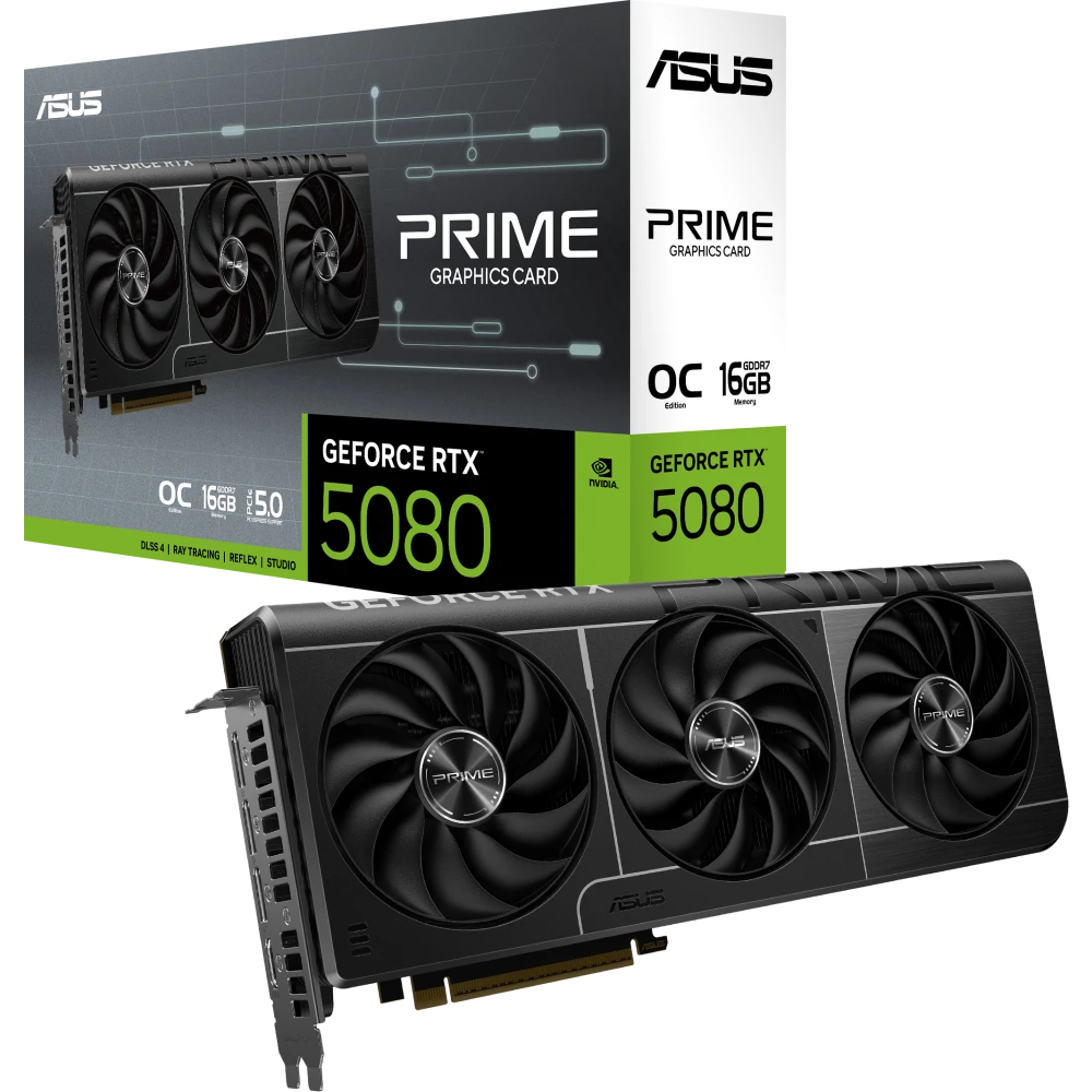 Видеокарта NVIDIA GeForce RTX 5080 ASUS PRIME OC 16Gb (PRIME-RTX5080-O16G) - фото 12