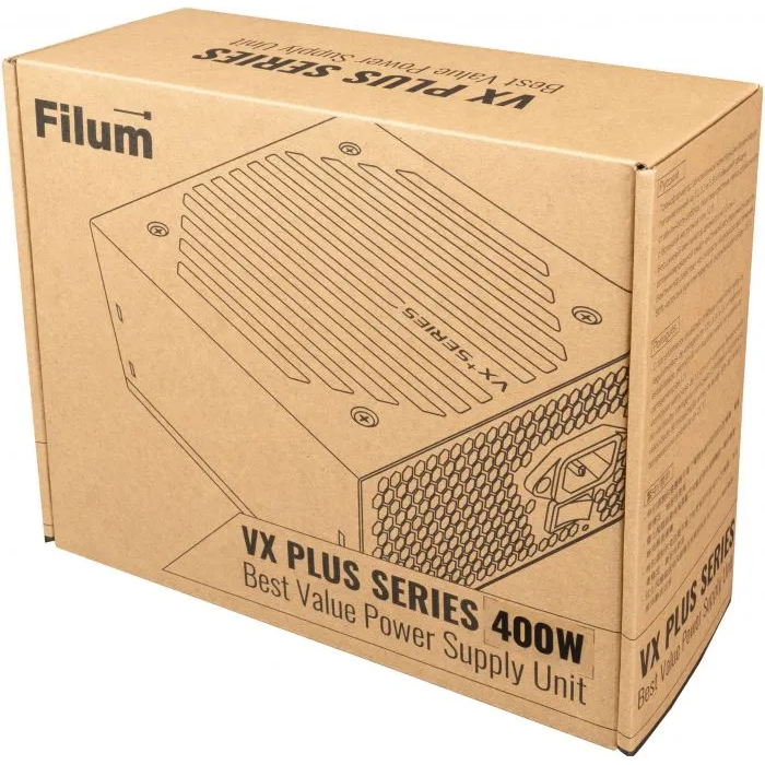 Блок питания 400W Filum VX PLUS 400 - VXPlus400 - фото 6