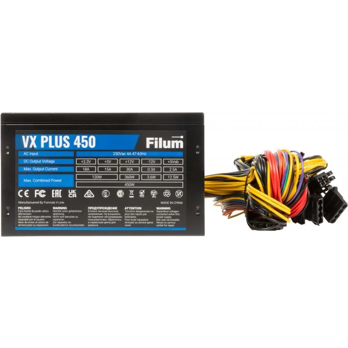 Блок питания 450W Filum VX PLUS 450 - VXPlus450 - фото 2