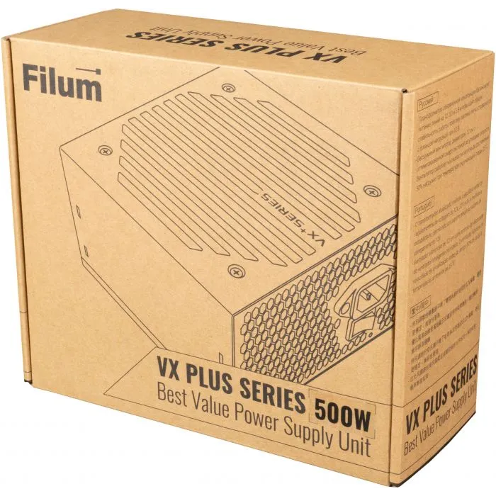 Блок питания 500W Filum VX PLUS 500 - VXPlus500 - фото 6
