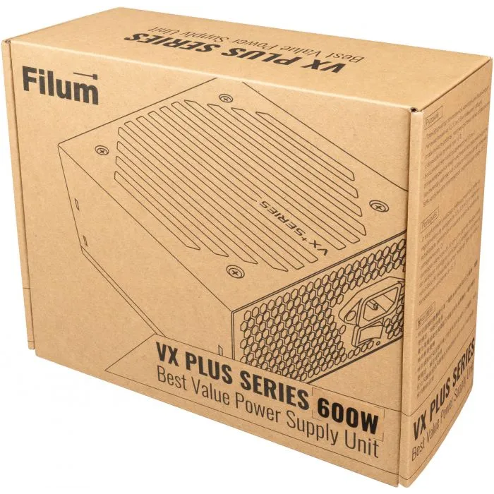 Блок питания 600W Filum VX PLUS 600 - VXPlus600 - фото 6