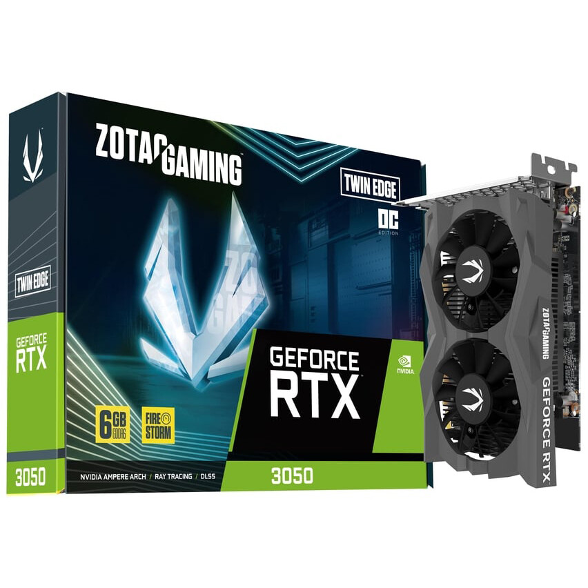 Видеокарта NVIDIA GeForce RTX 3050 Zotac 6Gb (ZT-A30510H-10L) - фото 6