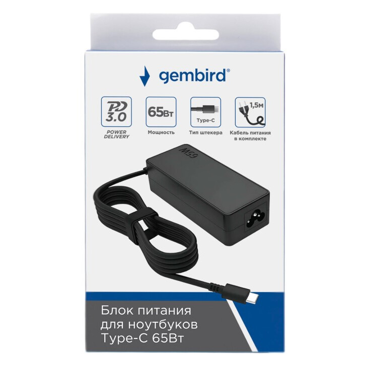 Блок питания для ноутбука Gembird NPA-DC10 - фото 2