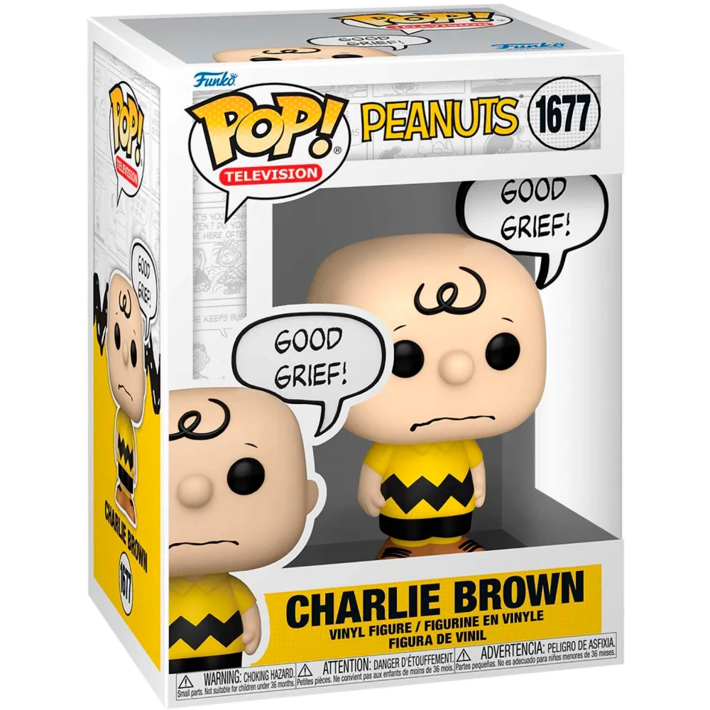 Фигурка Funko POP! TV Peanuts S7 Charlie Brown (Good Grief) - 83508 - фото 2