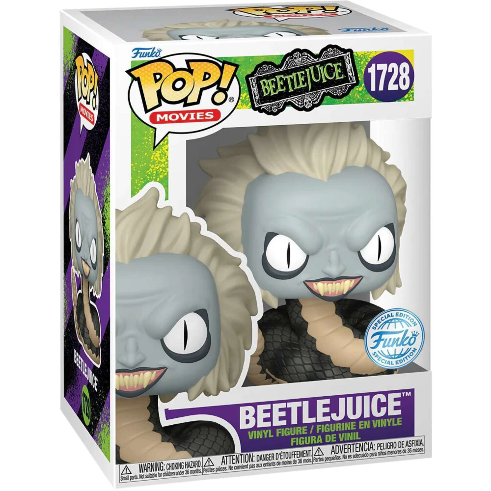 Фигурка Funko POP! Movies Beetlejuice S3 Beetlejuice (Snake) - 84491 - фото 2
