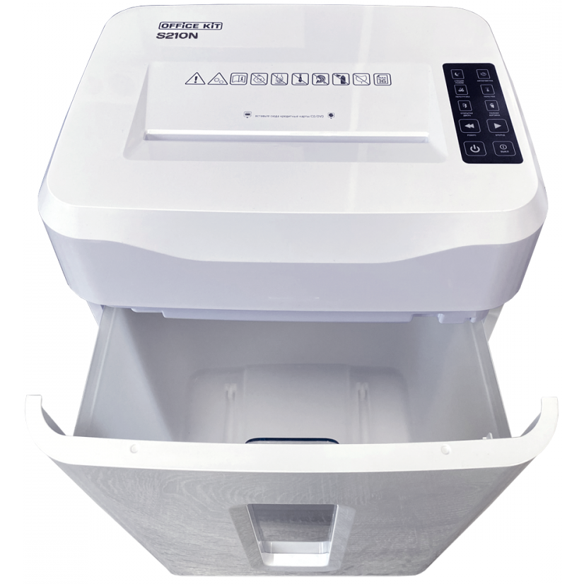 Уничтожитель бумаги (шредер) Office Kit S210N 3.9x38 - OK0444S210N - фото 6