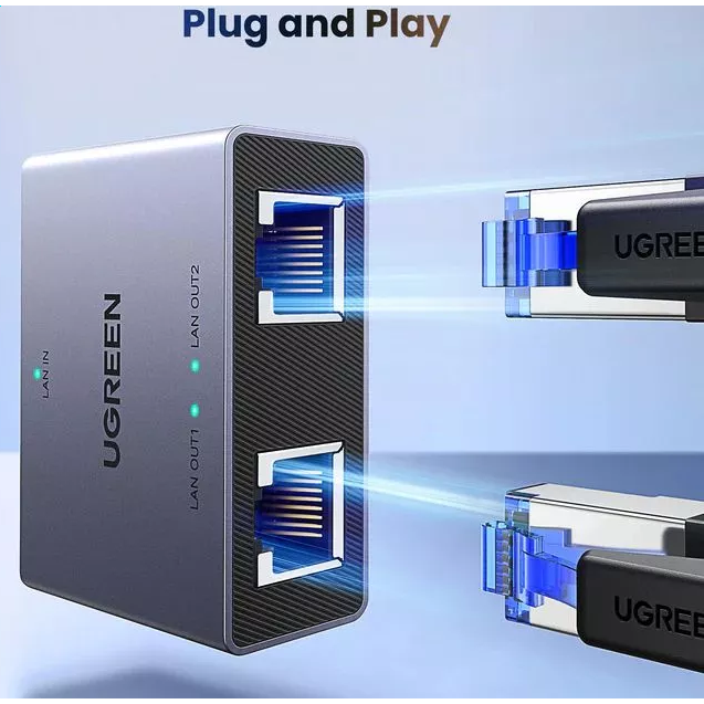 Сплиттер UGREEN NW301 Grey - 45311 - фото 4