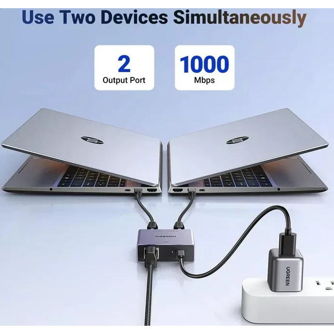 Сплиттер UGREEN NW301 Grey - 45311 - фото 5