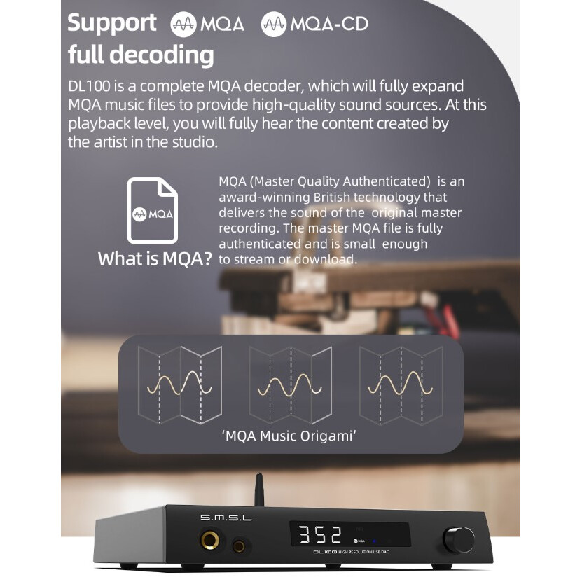 Цифро-аналоговый преобразователь S.M.S.L. DL100 Black - фото 12