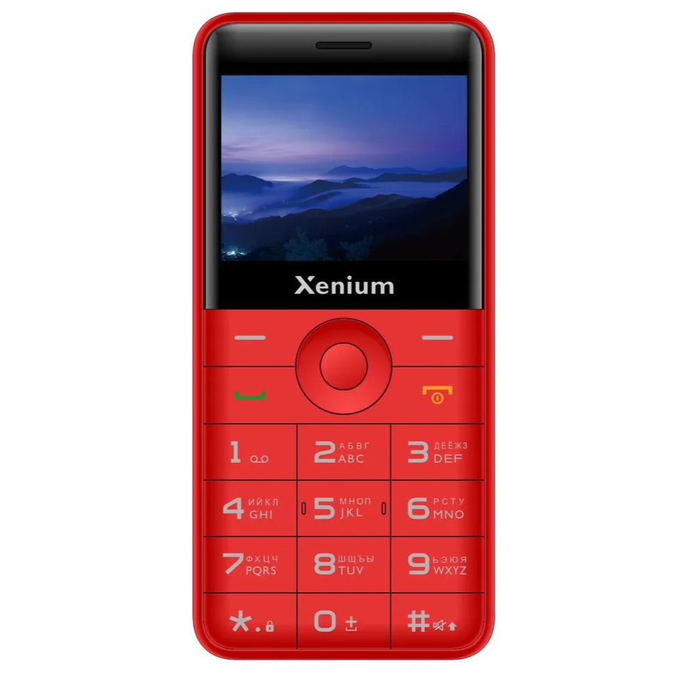 Телефон Philips Xenium X700 Red