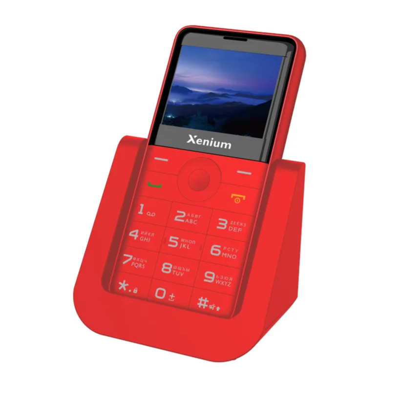 Телефон Philips Xenium X700 Red - CTX700RD/00 - фото 4