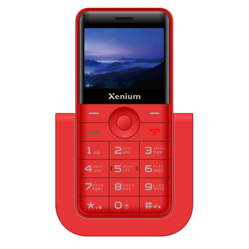 Телефон Philips Xenium X700 Red - CTX700RD/00 - фото 5