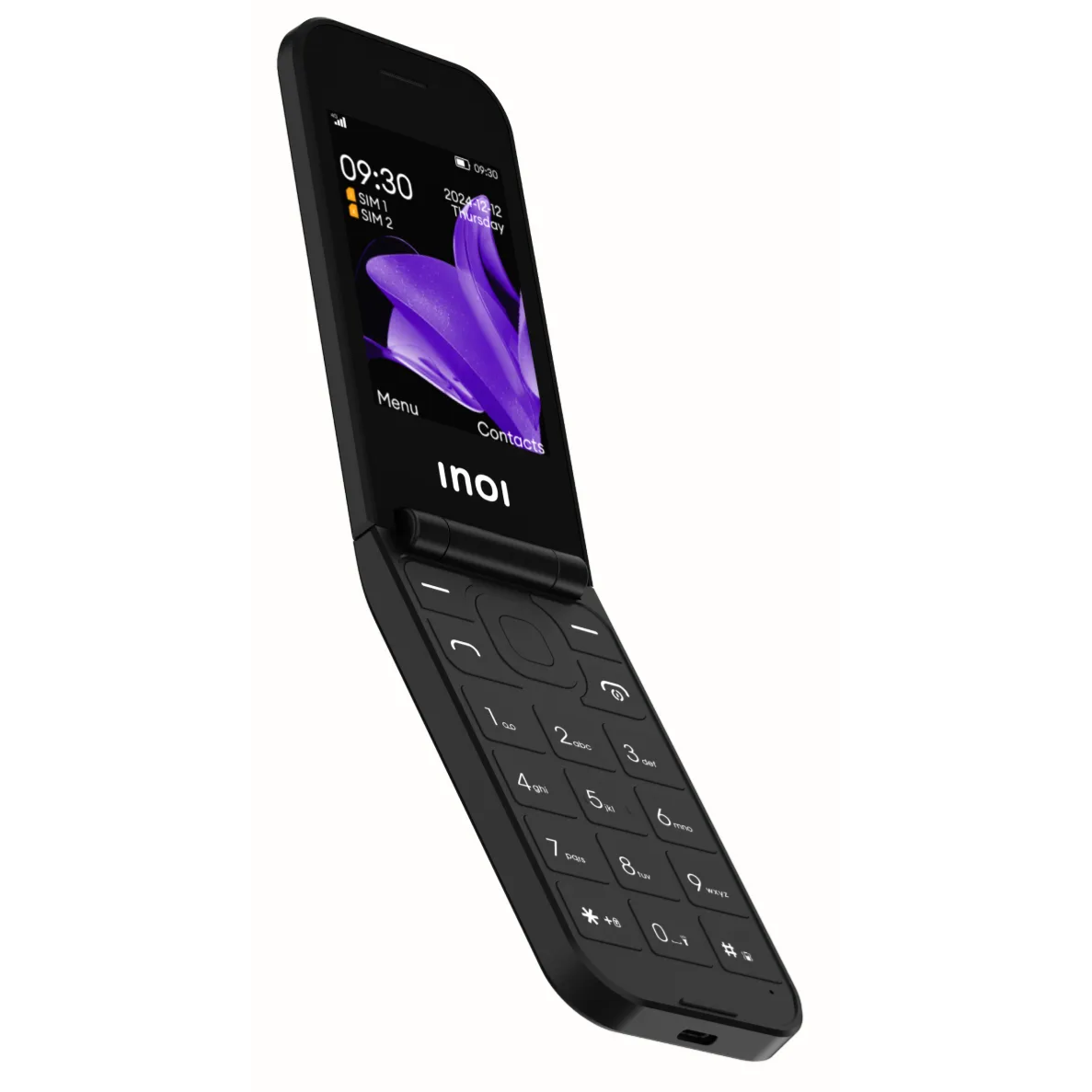 Телефон INOI 284 Flip 4G Black - 6297001537824 - фото 2