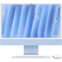 Моноблок Apple iMac 24 Blue (M4, 2024, Four ports) (MWV13) - MWV13HN/A