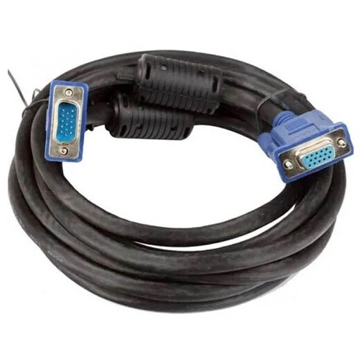 Кабель удлинительный VGA (M) - VGA (F), 10м, Delux KDVGA 15MF-10M