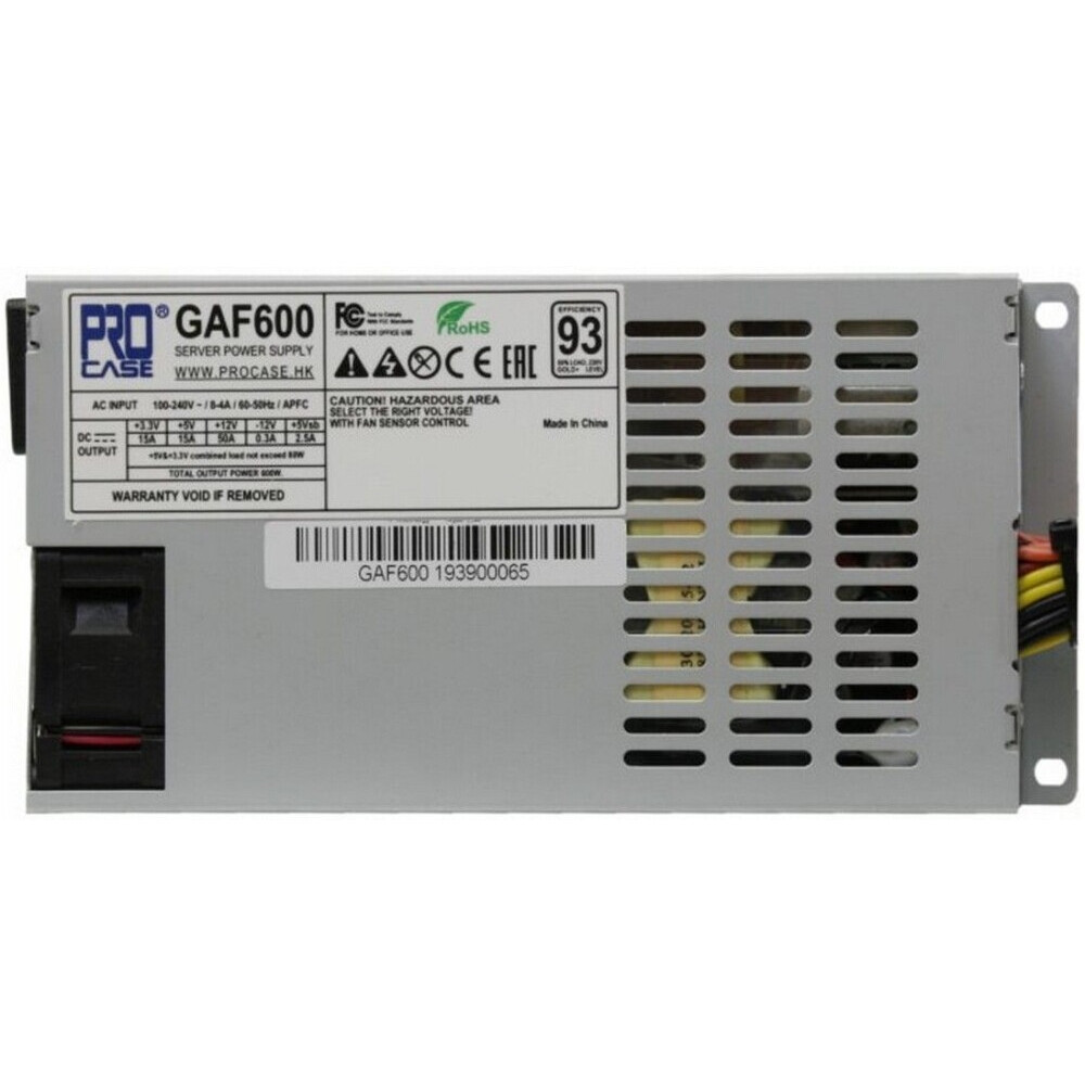 Блок питания Procase GAF600 600W - фото 3
