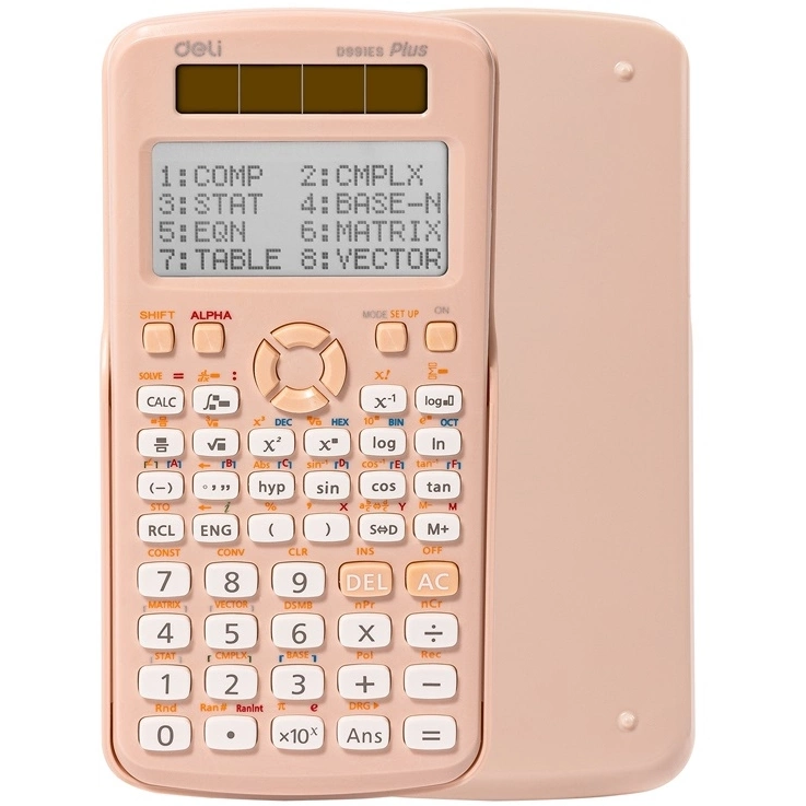 Калькулятор Deli ED991ES Pink
