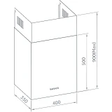 Вытяжка Weissgauff BOX 40 PB White (433585)