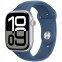 Умные часы Apple Watch Series 10 46mm Silver Aluminum Case with Denim Sport Band S/M (MWWL3LW/A)