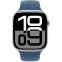 Умные часы Apple Watch Series 10 46mm Silver Aluminum Case with Denim Sport Band S/M (MWWL3LW/A) - фото 2