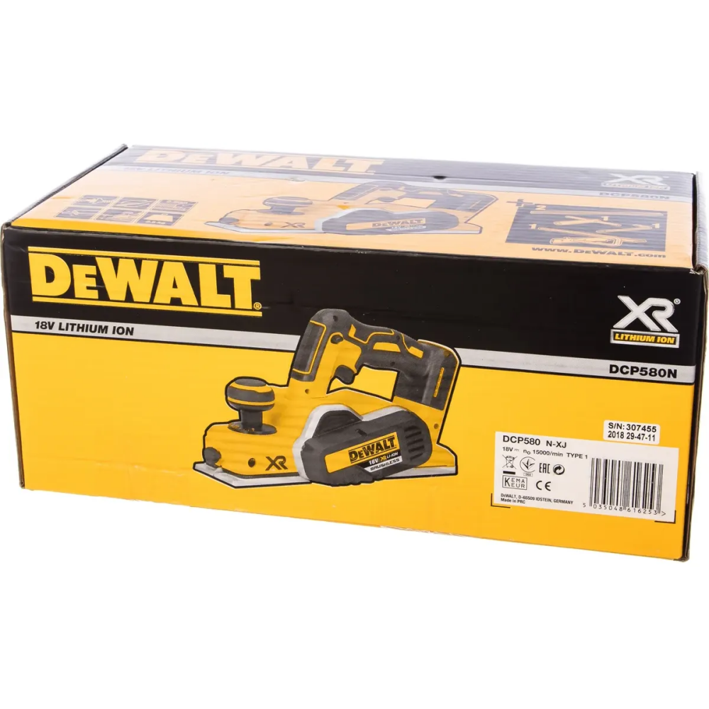 Рубанок DeWALT DCP580N-XJ - фото 5